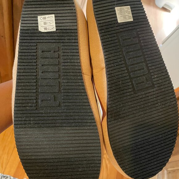 Firm. Rare Puma Tuff Mocc Jersey Slippers in Tiger's Eye. Men's 12. RUN SMALL! - Picture 4 of 12